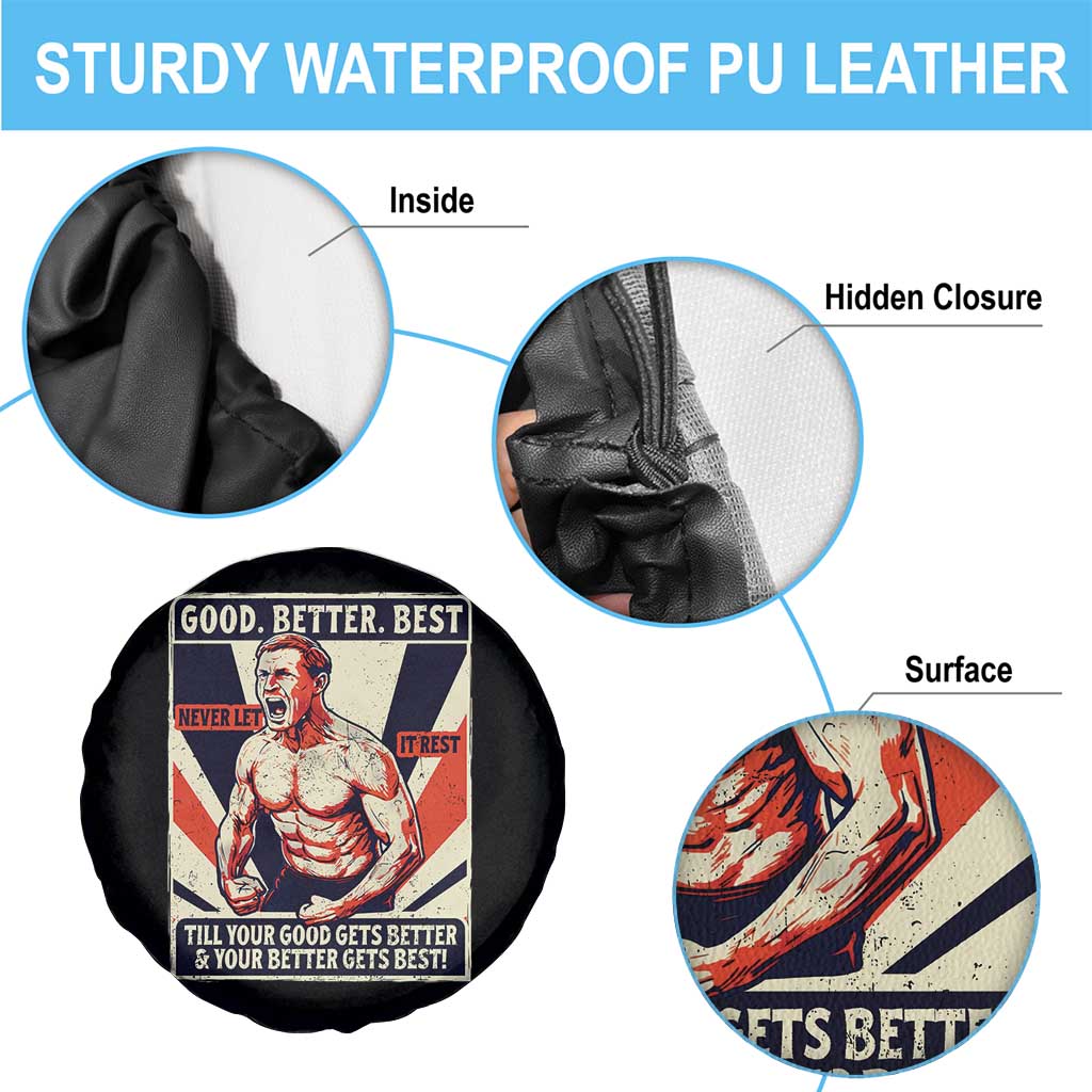 Good Better Best Shirtless Ben Spare Tire Cover Retro Funny Football Coach Meme Gift for Fans TS02 Print Your Wear