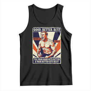 Good Better Best Shirtless Ben Tank Top Retro Funny Football Coach Meme Gift for Fans TS02 Black Print Your Wear