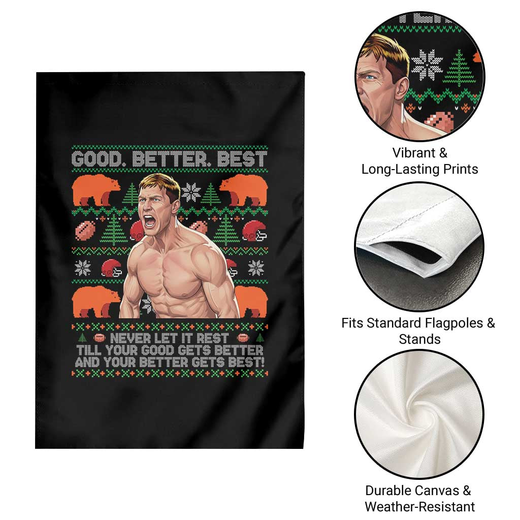 Good Better Best Shirtless Ben Garden Flag Funny Football Coach Meme Ugly Sweater Gift for Fans TS02 Print Your Wear
