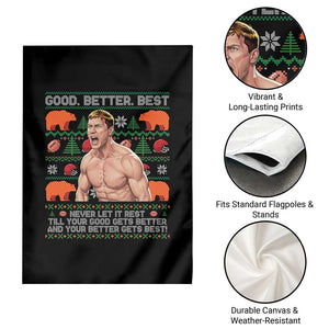 Good Better Best Shirtless Ben Garden Flag Funny Football Coach Meme Ugly Sweater Gift for Fans TS02 Print Your Wear