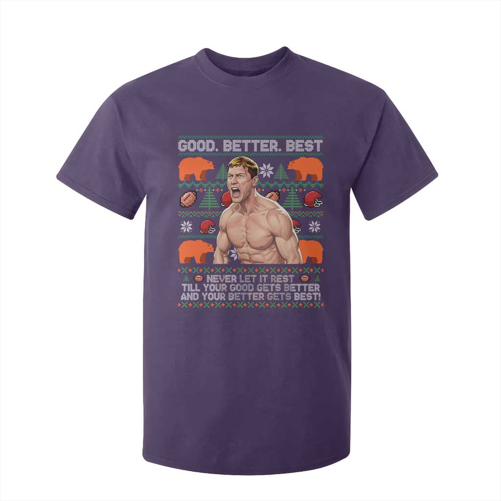 Good Better Best Shirtless Ben T Shirt For Kid Funny Football Coach Meme Ugly Sweater Gift for Fans TS02 Purple Print Your Wear