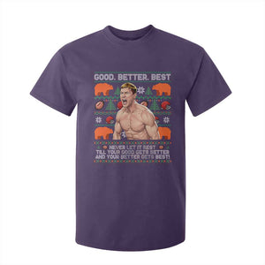 Good Better Best Shirtless Ben T Shirt For Kid Funny Football Coach Meme Ugly Sweater Gift for Fans TS02 Purple Print Your Wear