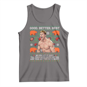 Good Better Best Shirtless Ben Tank Top Funny Football Coach Meme Ugly Sweater Gift for Fans TS02 Deep Heather Print Your Wear