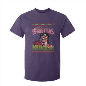 Funny Retro Merry Christmas Nukka Parody T Shirt For Kid Xmas Throwback Parody Urban Comedy TS02 Purple Print Your Wear