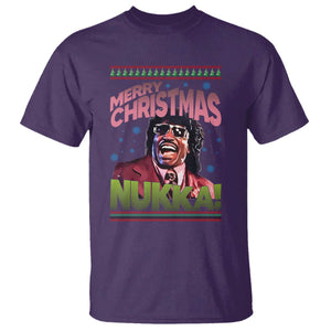 Funny Retro Merry Christmas Nukka Parody T Shirt Xmas Throwback Parody Urban Comedy TS02 Purple Print Your Wear