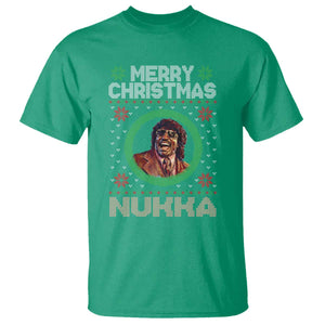 Funny Retro Merry Christmas Nukka Parody T Shirt Holiday Cheer 90s Xmas Throwback Parody TS02 Irish Green Print Your Wear