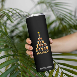 Sláinte Christmas Tree Pint Glass Skinny Tumbler Ale Glass Beer Drinking Lover Holiday Party TS02 Print Your Wear