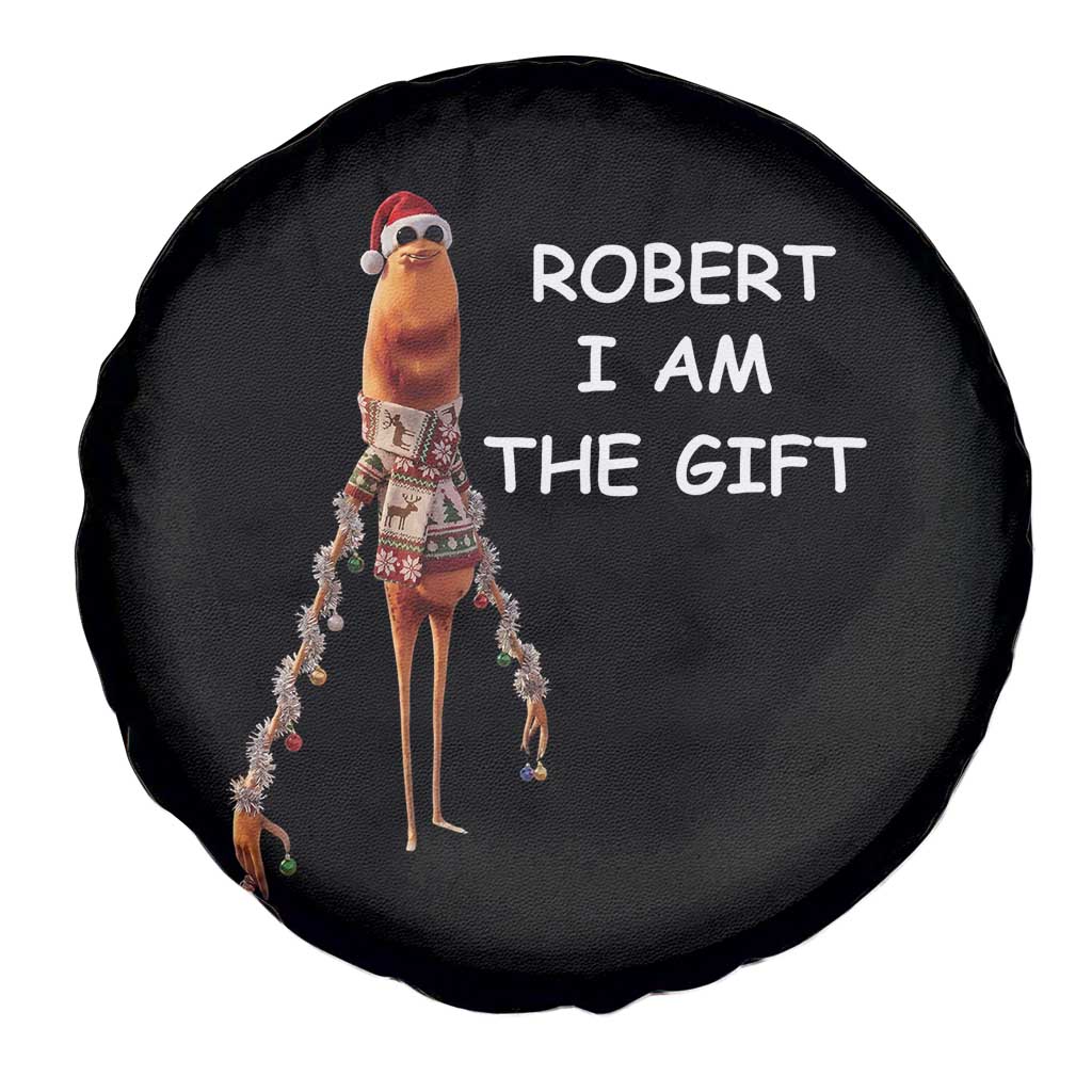 Funny Marcus the Worm in Ugly Christmas Sweater Spare Tire Cover Robert I Am the Gift Meme Holiday Humor TS02 Print Your Wear