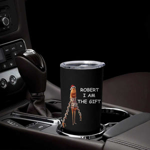Funny Marcus the Worm in Ugly Christmas Sweater Tumbler Cup Robert I Am the Gift Meme Holiday Humor TS02 Print Your Wear