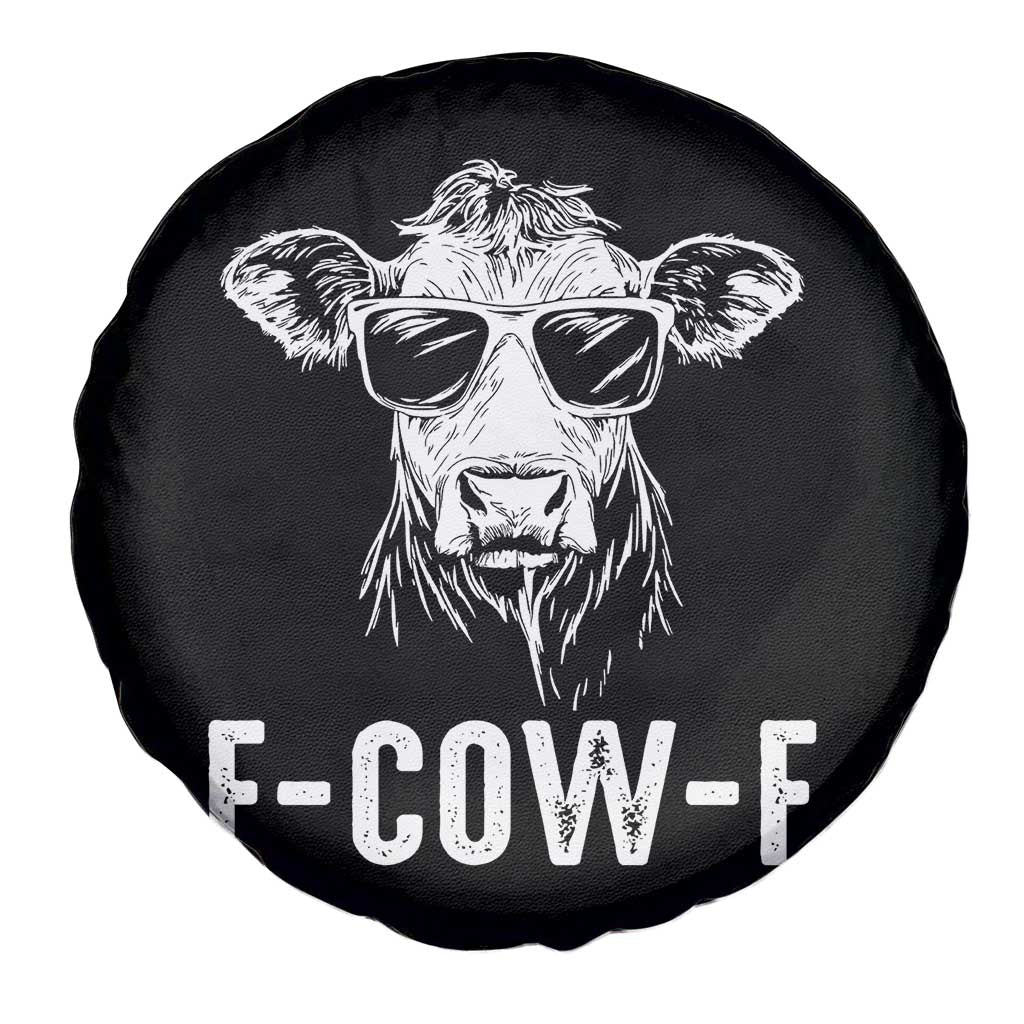 Funny F-Cow-F Cow Attitude Meme Spare Tire Cover Subtle Sass Farm Fresh Humor TS02 Print Your Wear