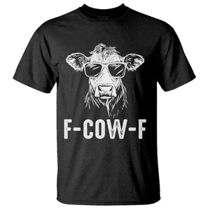 Funny F-Cow-F Cow Attitude Meme T Shirt Subtle Sass Farm Fresh Humor TS02 Black Print Your Wear
