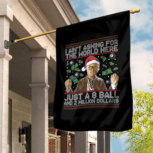 Funny Billy Wish Meme Just A 8 Ball and 2 Million Dollars Garden Flag Baby Uncle Ain't Asking for The World TS02 Print Your Wear