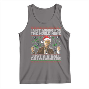 Funny Billy Wish Meme Just A 8 Ball and 2 Million Dollars Tank Top Baby Uncle Ain't Asking for The World TS02 Deep Heather Print Your Wear
