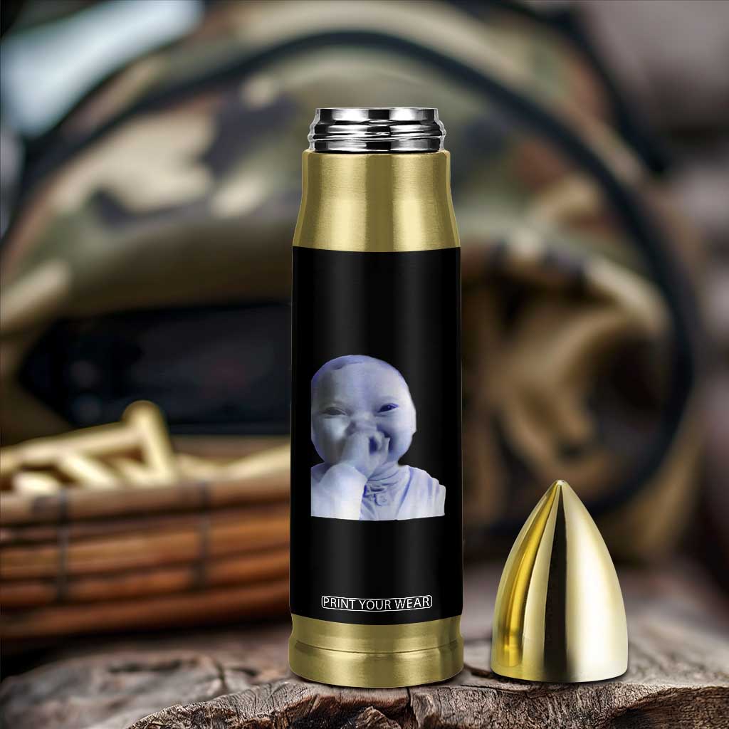 Funny Tuff Baby Giggling Meme Bullet Tumbler Viral AI Niche Baby Holding Laugh Face TS02 Print Your Wear