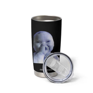 Funny Tuff Baby Giggling Meme Tumbler Cup Viral AI Niche Baby Holding Laugh Face TS02 Print Your Wear