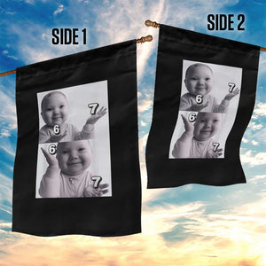 Funny Tuff Baby 67 Meme Garden Flag Viral AI Niche Baby Six Seven Hand Gesture TS02 Print Your Wear