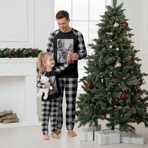 Funny Tuff Baby 67 Meme Plaid Pajama Set Viral AI Niche Baby Six Seven Hand Gesture TS02 White Plaid Print Your Wear