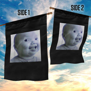 Funny Tuff Baby Side Eye Meme Garden Flag Viral AI Niche Baby Face Reaction TS02 Print Your Wear