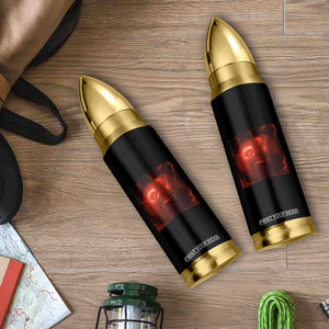 Evil Freaky Apple Meme Bullet Tumbler Creepy Dark AI Fruit Face With Glowing Eyes TS02 Print Your Wear