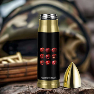 Funny Freaky Apple Faces Meme Graphic Bullet Tumbler Surreal Weird AI Fruit Emotions TS02 Print Your Wear