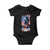 39th President Jimmy Carter Baby Onesie True American Hero US Flag Presidents' Day TS02 Black Print Your Wear
