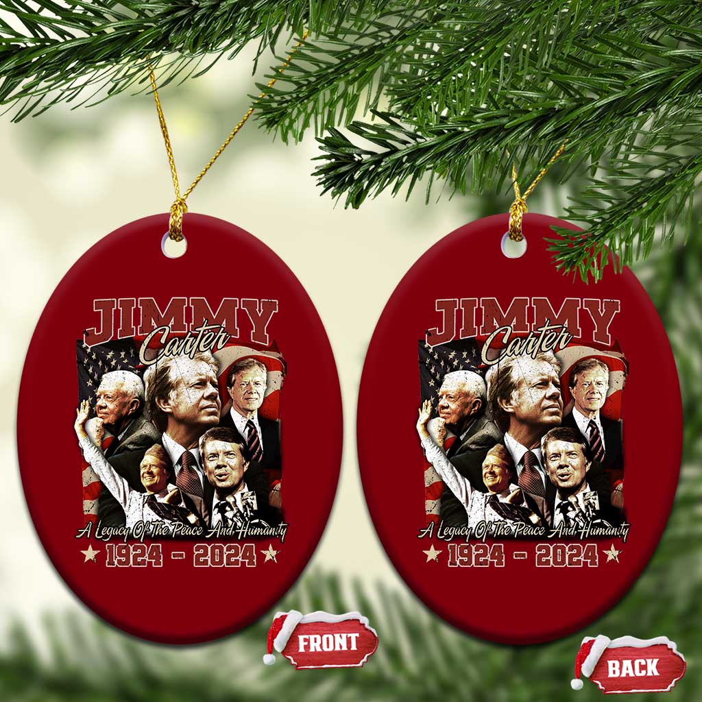 39th President Jimmy Carter Ceramic Ornament A Legacy Of Peace And Humanity USA Legacy TS02 Print Your Wear