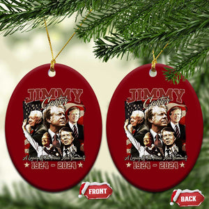 39th President Jimmy Carter Ceramic Ornament A Legacy Of Peace And Humanity USA Legacy TS02 Print Your Wear
