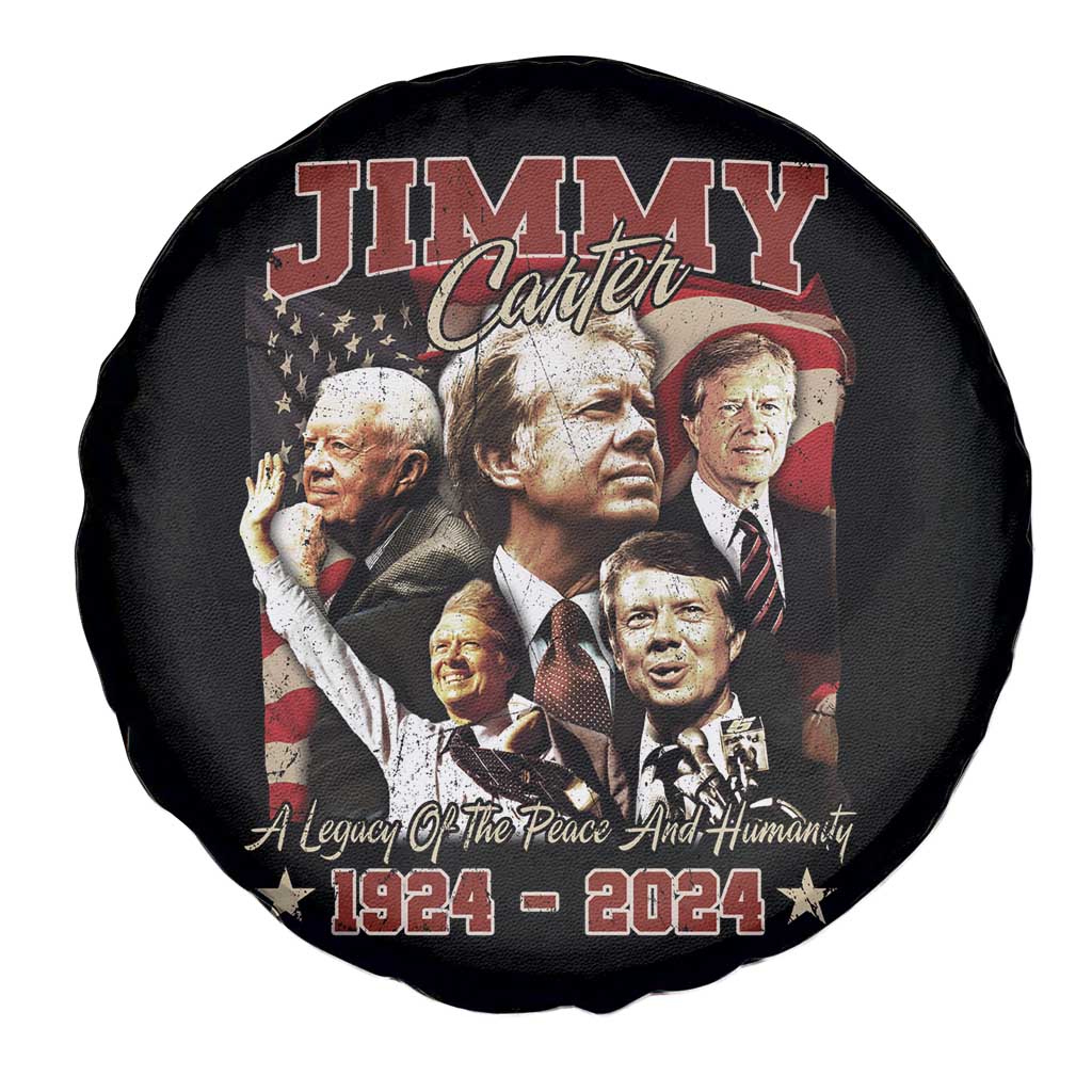 39th President Jimmy Carter Spare Tire Cover A Legacy Of Peace And Humanity USA Legacy TS02 Print Your Wear