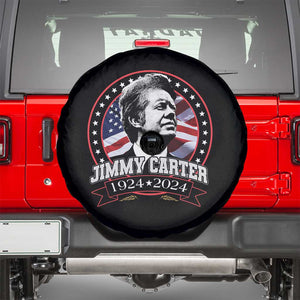39th President Jimmy Carter Spare Tire Cover USA Legacy American Flag TS02 Black Print Your Wear