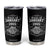 Retro Classic Made In January 1965 Tumbler Cup Aged Perfectly Original Parts Vintage Birthday Men TS02 Black Print Your Wear