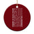 2nd Amendment American Flag Ceramic Ornament Patriotic Right to Bear Arms USA Patriot TS02 1pc Red Print Your Wear
