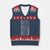 2nd Amendment American Flag V-Neck Knit Sweater Vest Patriotic Right to Bear Arms USA Patriot TS02 Navy Red Print Your Wear