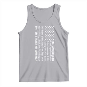 2nd Amendment American Flag Tank Top Patriotic Right to Bear Arms USA Patriot TS02 Athletic Heather Print Your Wear