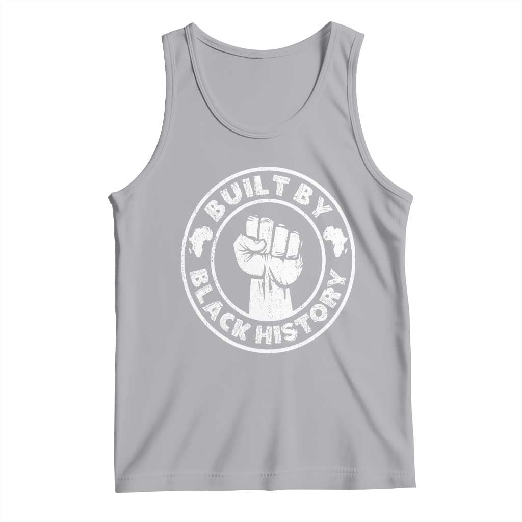 Built By Black History Tank Top African American Pride TS02 Athletic Heather Print Your Wear
