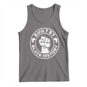 Built By Black History Tank Top African American Pride TS02 Deep Heather Print Your Wear