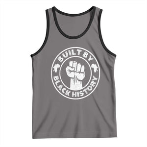 Built By Black History Tank Top African American Pride TS02 Deep Heather Black Print Your Wear