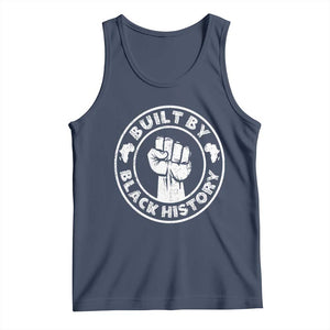 Built By Black History Tank Top African American Pride TS02 Navy Print Your Wear