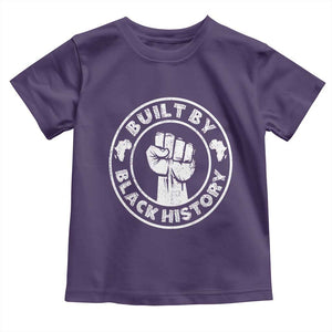 Built By Black History Toddler T Shirt African American Pride TS02 Purple Print Your Wear