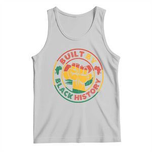 Built By Black History Tank Top African American Pride Raised Fist TS02 Ash Print Your Wear