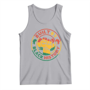 Built By Black History Tank Top African American Pride Raised Fist TS02 Athletic Heather Print Your Wear