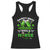 Funny Nurse St Patricks Day Racerback Tank Top Safety First Drink With A Nurse Beer Lovers TS02 Black Print Your Wear