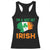 Funny St Patricks Day Racerback Tank Top I'm A Wee Bit Irish Leprechaun Shenanigan TS02 Black Print Your Wear