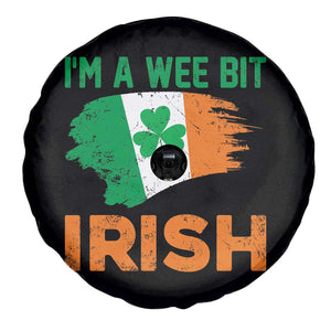 Funny St Patricks Day Spare Tire Cover I'm A Wee Bit Irish Leprechaun Shenanigan TS02 Print Your Wear