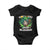 Funny St Patricks Day Baby Onesie Not Lucky Simply Blessed Shamrock Christian with Praying Hands TS02 Black Print Your Wear