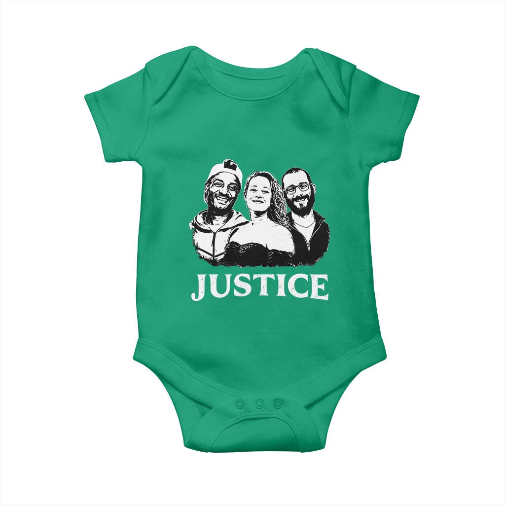 Justice for Porter Pretti Good Memorial Baby Onesie Rest in Power Tribute Minnesota Protest TS02 Irish Green Print Your Wear