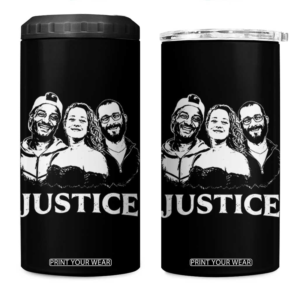 Justice for Porter Pretti Good Memorial 4 in 1 Can Cooler Tumbler Rest in Power Tribute Minnesota Protest TS02 One Size: 16 oz Black Print Your Wear