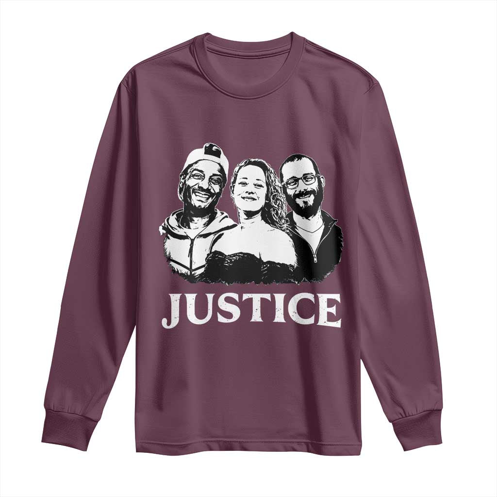 Justice for Porter Pretti Good Memorial Long Sleeve Shirt Rest in Power Tribute Minnesota Protest TS02 Maroon Print Your Wear
