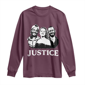 Justice for Porter Pretti Good Memorial Long Sleeve Shirt Rest in Power Tribute Minnesota Protest TS02 Maroon Print Your Wear