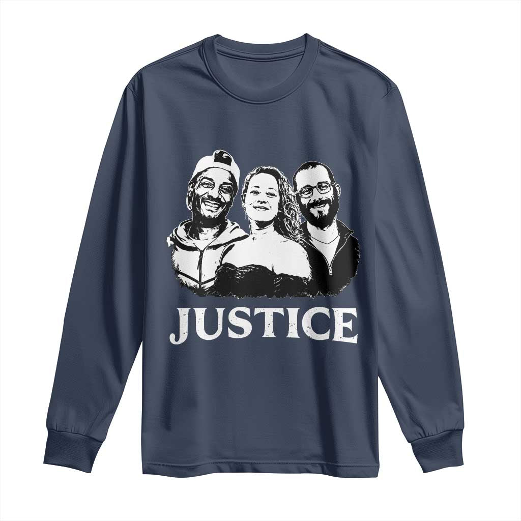 Justice for Porter Pretti Good Memorial Long Sleeve Shirt Rest in Power Tribute Minnesota Protest TS02 Navy Print Your Wear