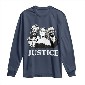 Justice for Porter Pretti Good Memorial Long Sleeve Shirt Rest in Power Tribute Minnesota Protest TS02 Navy Print Your Wear